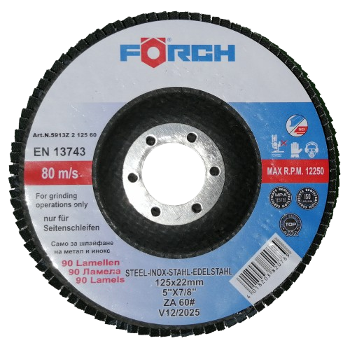 LAMELARNI BRUSNI DISK 0125 Zn GRANULAC.120