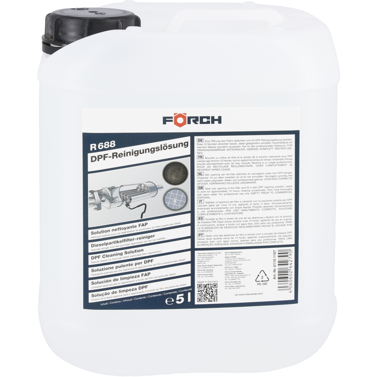 KA (5L) DPF-REINIGUNGSLÖS. R688