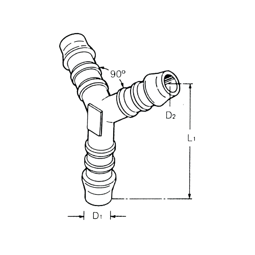 SPOJNICA ZA CRIJEVO YS 3