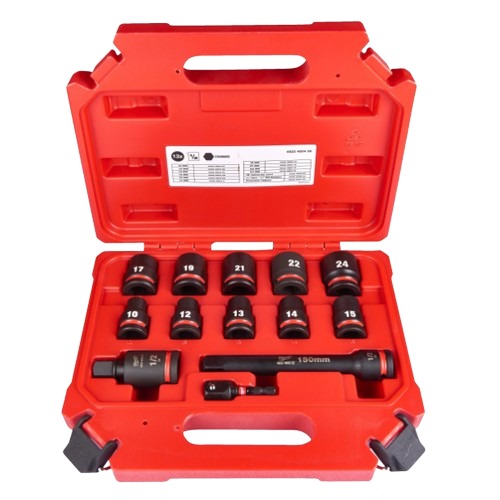 Hex socket ShW 1/2 deep set-10pc